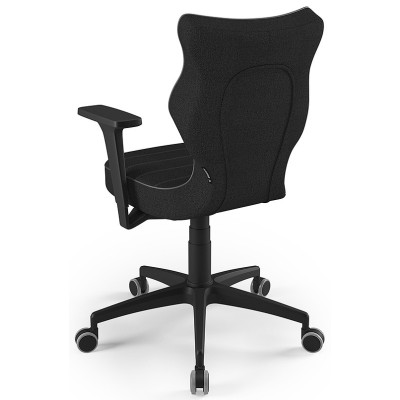 Fotel biurowy antracytowy Perto Black TW17 Entelo