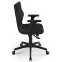 Fotel biurowy antracytowy Perto Black TW17 Entelo