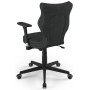 Fotel na kółkach do biura antracyt Nero Black DC17 rozmiar 6