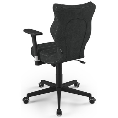 Fotel na kółkach do biura antracyt Nero Black DC17 rozmiar 6
