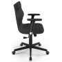 Fotel na kółkach do biura antracyt Nero Black DC17 rozmiar 6