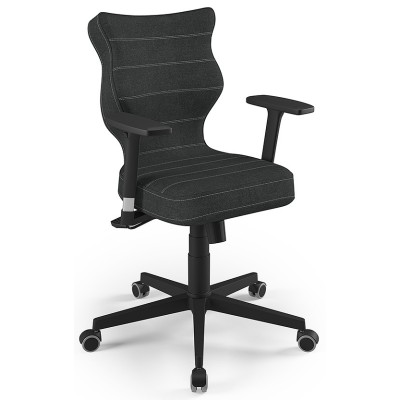 Fotel na kółkach do biura antracyt Nero Black DC17 rozmiar 6