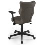 Fotel do biura szary Nero Black VE03 rozmiar 6 Entelo