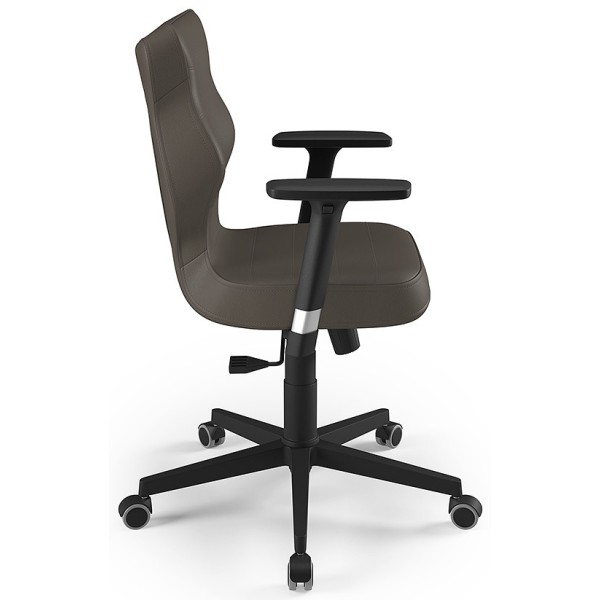 Fotel do biura szary Nero Black VE03 rozmiar 6 Entelo