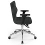 Ergonomiczny fotel do biura antracytowy Perto Poler DC17