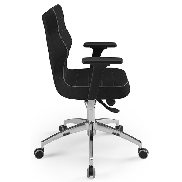 Ergonomiczny fotel biurowy czarny Perto Poler Entelo