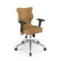 Ergonomiczny fotel biurowy beżowy Perto Poler VL26