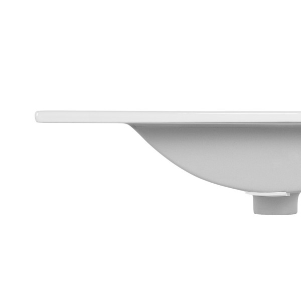 Umywalka naszafkowa 80 cm LAVA WHITE 80 DP