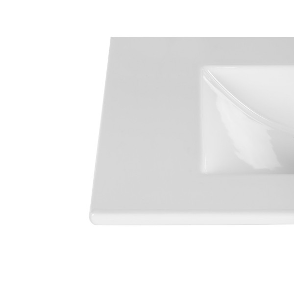 Umywalka naszafkowa 80 cm LAVA WHITE 80 DP