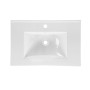 Umywalka naszafkowa 80 cm LAVA WHITE 80 DP