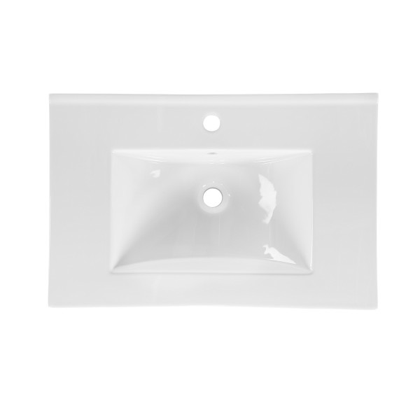 Umywalka naszafkowa 80 cm LAVA WHITE 80 DP