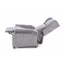 AGUSTIN M fotel rozkładany z funkcją masażu popielaty (1p1szt)Meble wypoczynkowe 