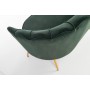 AMORINITO XL fotel wypoczynkowy ciemny zielony / złotyMeble wypoczynkowe 
