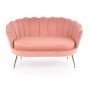 AMORINITO XL fotel wypoczynkowy jasny różowy / złotyMeble wypoczynkowe 