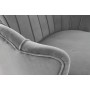 AMORINITO XL fotel wypoczynkowy popielaty / złotyMeble wypoczynkowe 