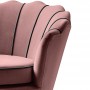 ANGELO fotel wypoczynkowy różowy / czarny (1p1szt)Meble wypoczynkowe 