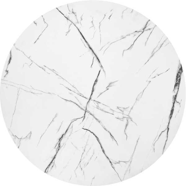 ANTICA ława blat - biały marmur, stelaż - czarny (2p1szt)Ławy 