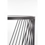 ANTILLA zestaw 2 ław czarny / dymiony (1p1szt)Ławy 
