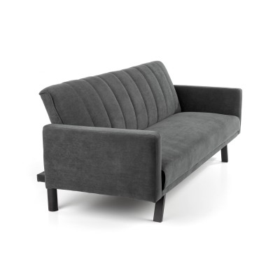 Sofa szara welurowa ARMANDO Halmar