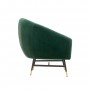 BRITNEY fotel wypoczynkowy ciemny zielony/ czarny / złoty (1p1szt)Meble wypoczynkowe 