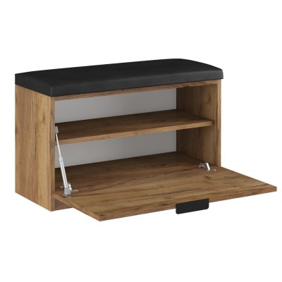 Szafka z siedziskiem 80 cm GAMA 01 dąb craft złoty