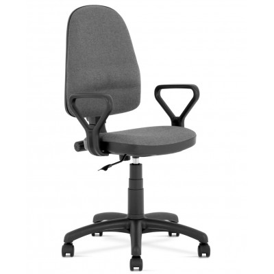 Biurowe krzesło obrotowe BRAVO szary (oban EF031) Nowy Styl