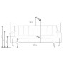 ARMANDO sofa ciemny zielony Halmar