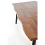 DICKSON stół rozkładany 120-180/80 cm, blat - naturalny, nogi - czarny (2p1szt)Stoły szklane i mdf 