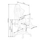 FACTOR fotel gamingowy z LED wielobarwnyFotele gabinetowe 