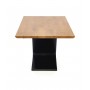 FERGUSON stół rozkładany blat - naturalny, nogi - czarny (2p1szt)Stoły szklane i mdf 