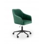 FRESCO fotel młodzieżowy ciemny zielony velvet (1p1szt)Fotele gabinetowe 