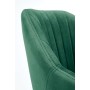 FRESCO fotel młodzieżowy ciemny zielony velvet (1p1szt)Fotele gabinetowe 
