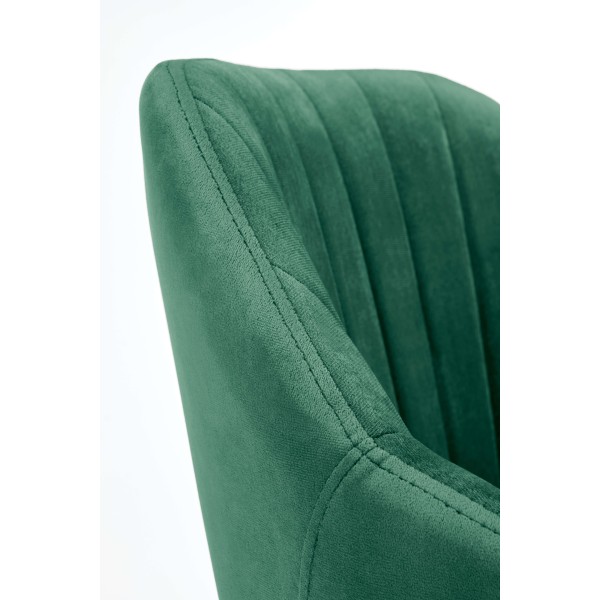 FRESCO fotel młodzieżowy ciemny zielony velvet (1p1szt)Fotele gabinetowe 