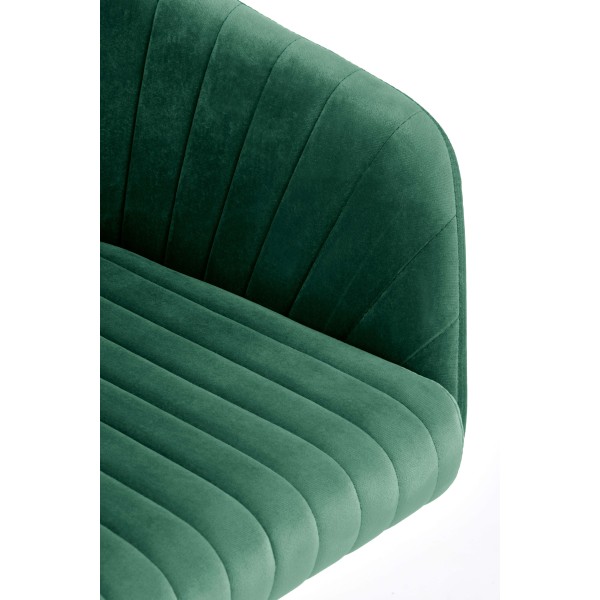 FRESCO fotel młodzieżowy ciemny zielony velvet (1p1szt)Fotele gabinetowe 