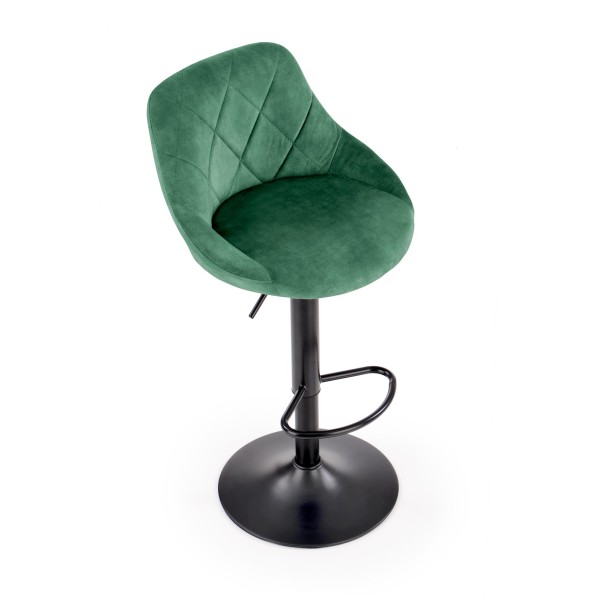 H101 hoker ciemny zielony (1p2szt)Meble barowe i restauracyjne 