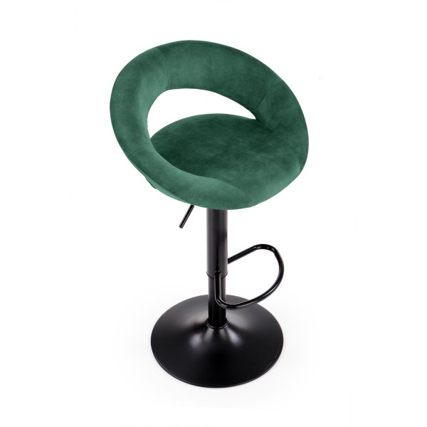 H102 hoker ciemny zielony (1p2szt)Meble barowe i restauracyjne 
