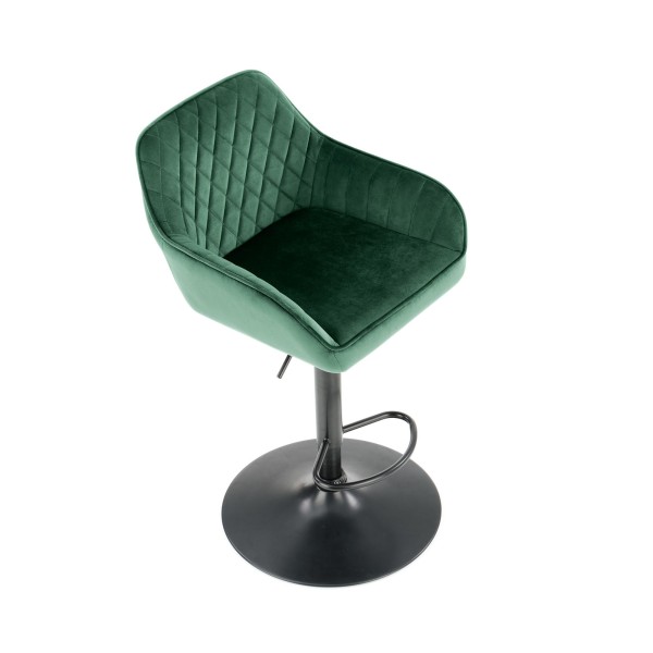 H103 hoker ciemny zielony (1p1szt)Meble barowe i restauracyjne 