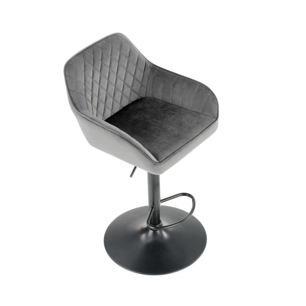 H103 hoker popielaty (1p1szt)Meble barowe i restauracyjne 