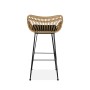 H105 hoker naturalny / czarny (1p2szt)Meble barowe i restauracyjne 