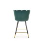 H106 hoker ciemny zielony (1p2szt)Meble barowe i restauracyjne 