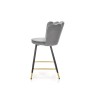 H106 hoker popielaty (1p2szt)Meble barowe i restauracyjne 