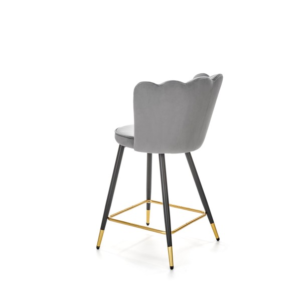 H106 hoker popielaty (1p2szt)Meble barowe i restauracyjne 
