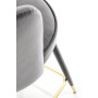 H106 hoker popielaty (1p2szt)Meble barowe i restauracyjne 
