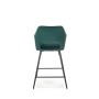 H107 hoker ciemny zielony (1p2szt)Meble barowe i restauracyjne 
