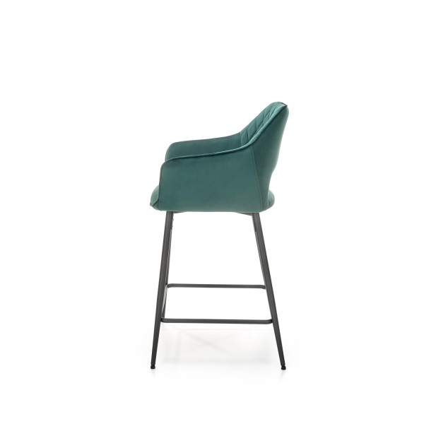 H107 hoker ciemny zielony (1p2szt)Meble barowe i restauracyjne 
