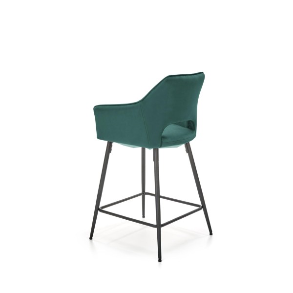 H107 hoker ciemny zielony (1p2szt)Meble barowe i restauracyjne 