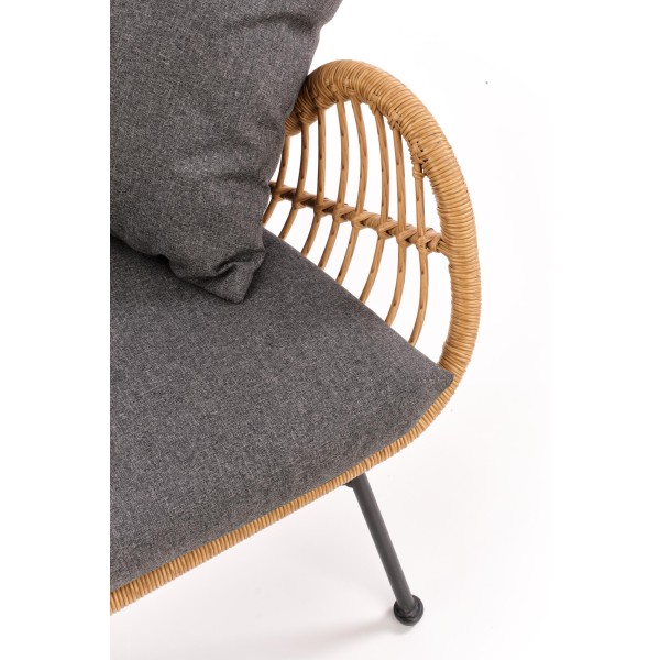 IKARO XL sofa naturalny-popiel (1p2szt)Meble ogrodowe i tarasowe 