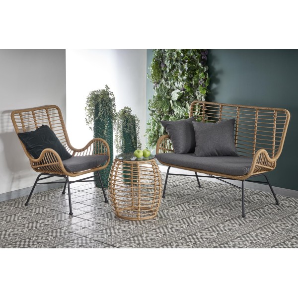 IKARO XL sofa naturalny-popiel (1p2szt)Meble ogrodowe i tarasowe 
