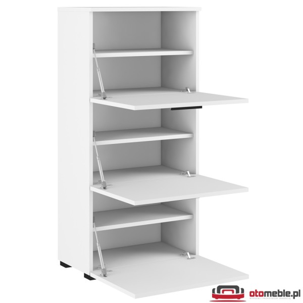 Biała szafka na buty 60 cm GAMA 05