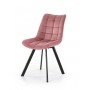 Krzesło welurowe różowe K332 Halmar